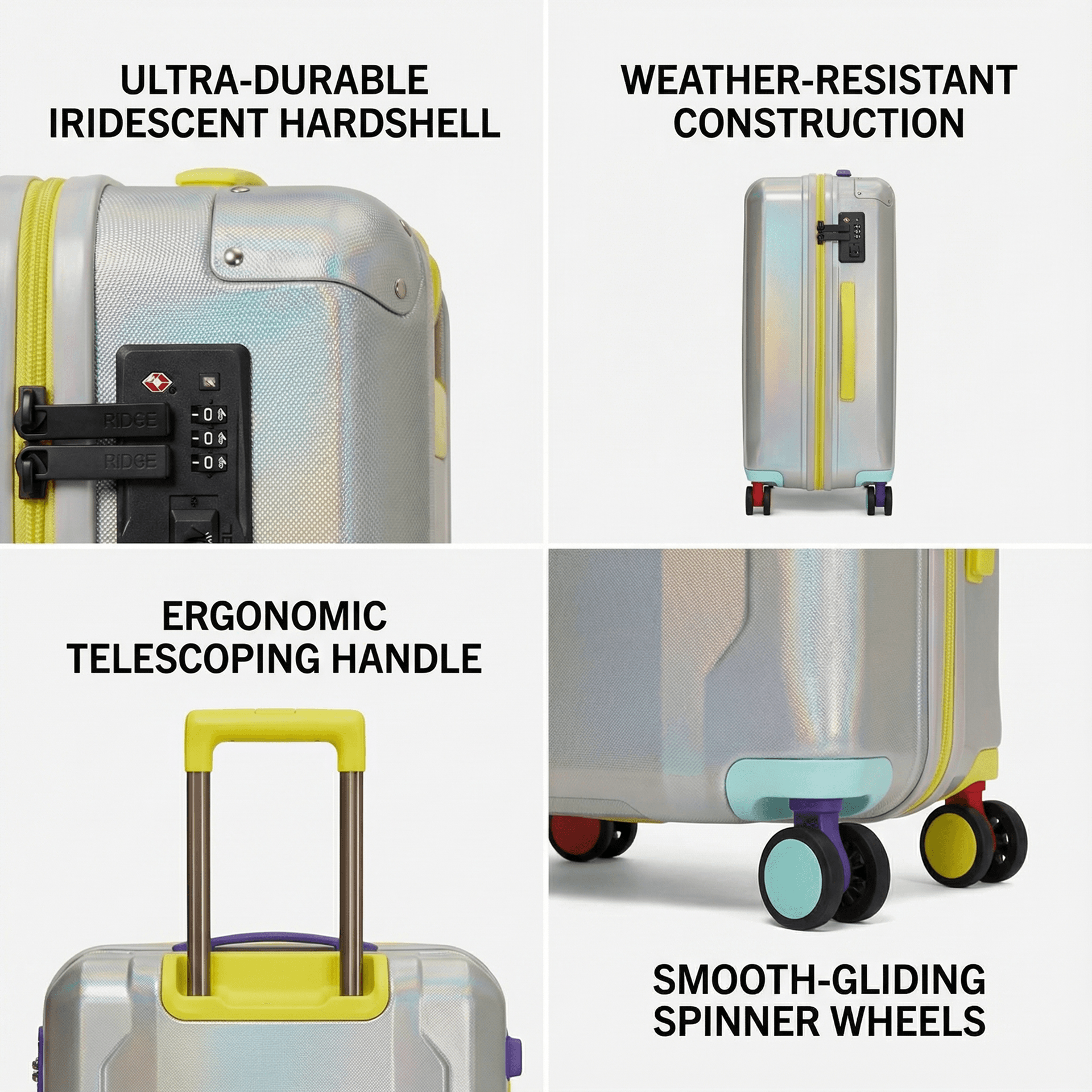 Suitcase product ad created with AdDog