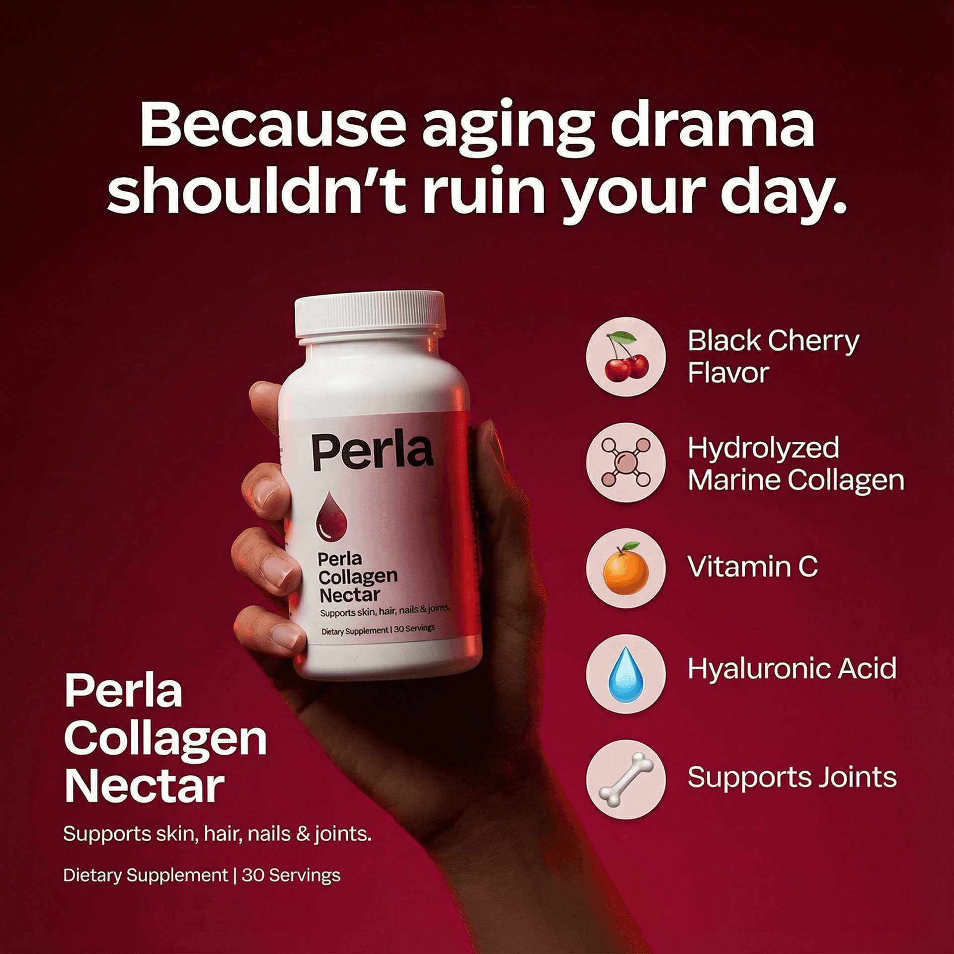 Perla Dietary ad created with AdDog
