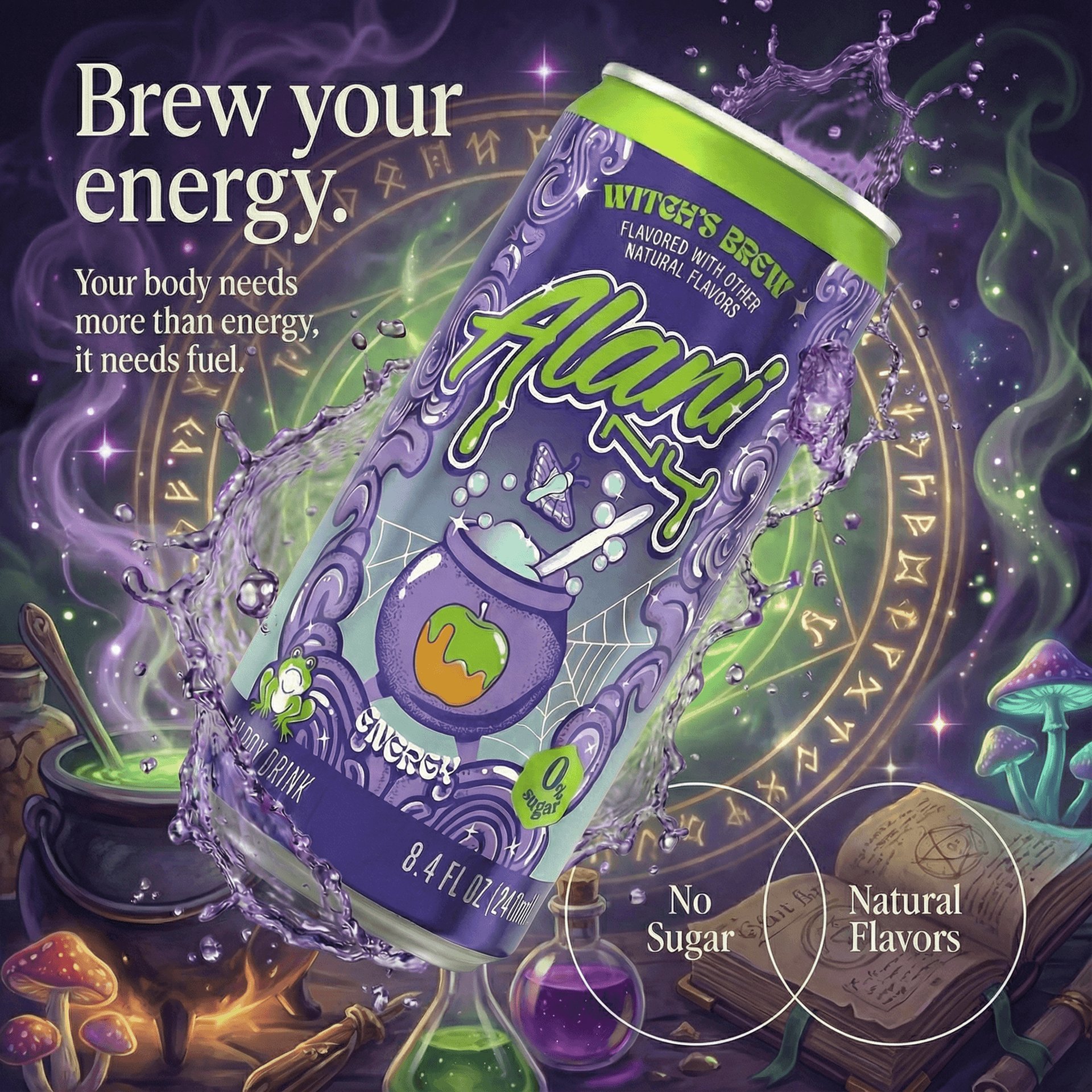 Alani Nu Energy Drink ad created with AdDogs