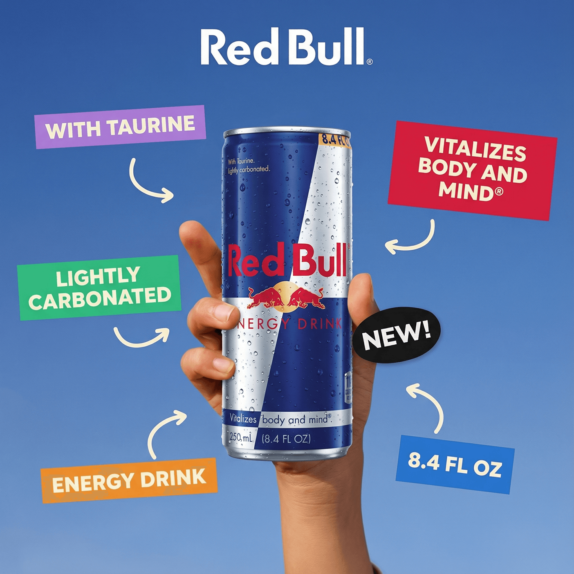Red Bull ad created with AdDogs