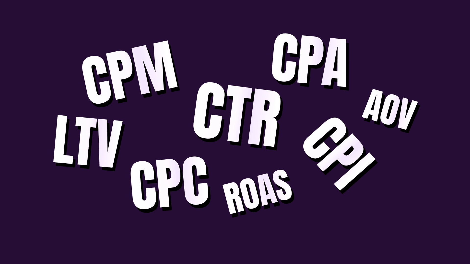 Ad metrics glossary: CPM, CPC, CTR, ROAS, CPA, CPI, AOV & LTV in plain English