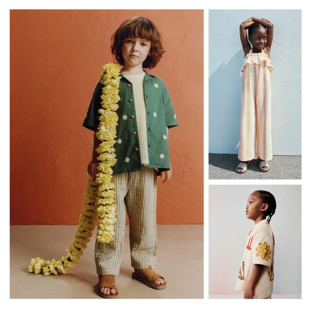 Kids' Apparel — Playful Lifestyle Collage
