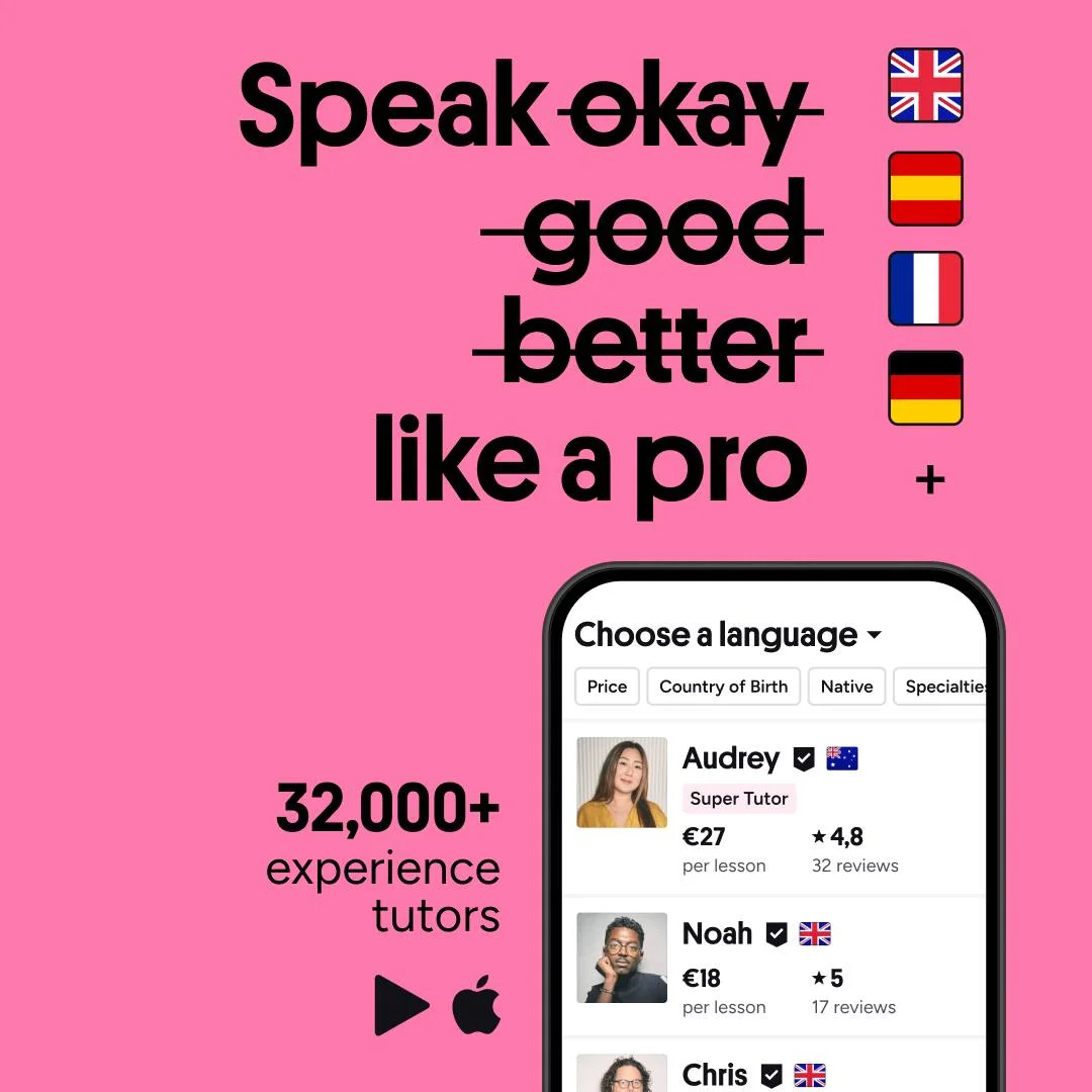 Language Learning App — Bold UI Mockup