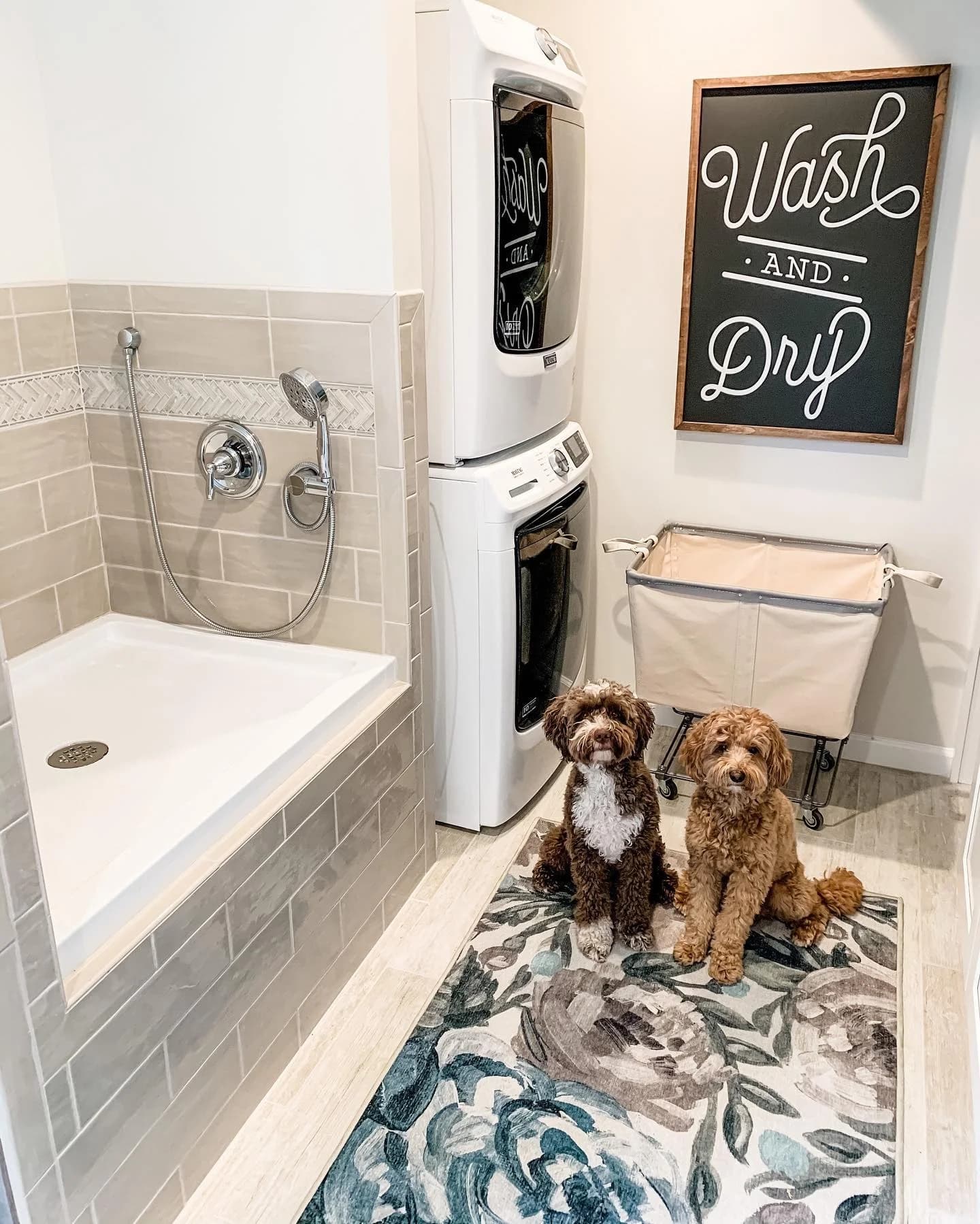 Pet-Friendly Laundry Room — Cozy Lifestyle Shot