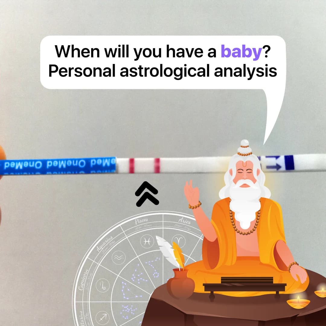 Astrological Baby Analysis — Mixed Media Layout