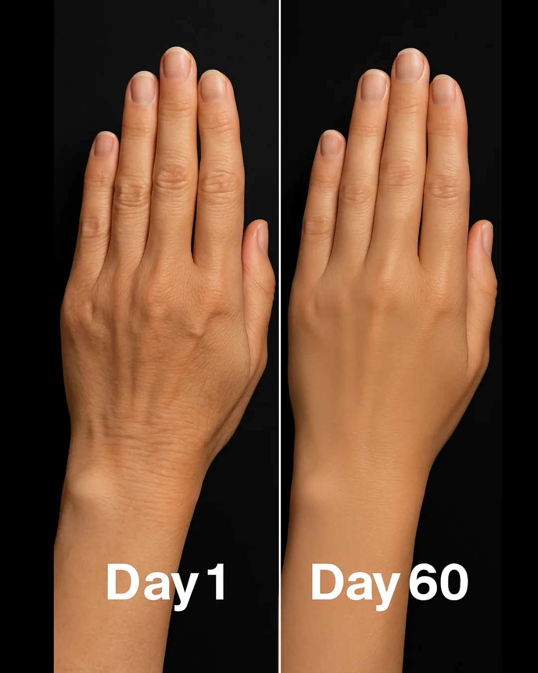 Anti-Aging Hand Treatment — Before/After Comparison