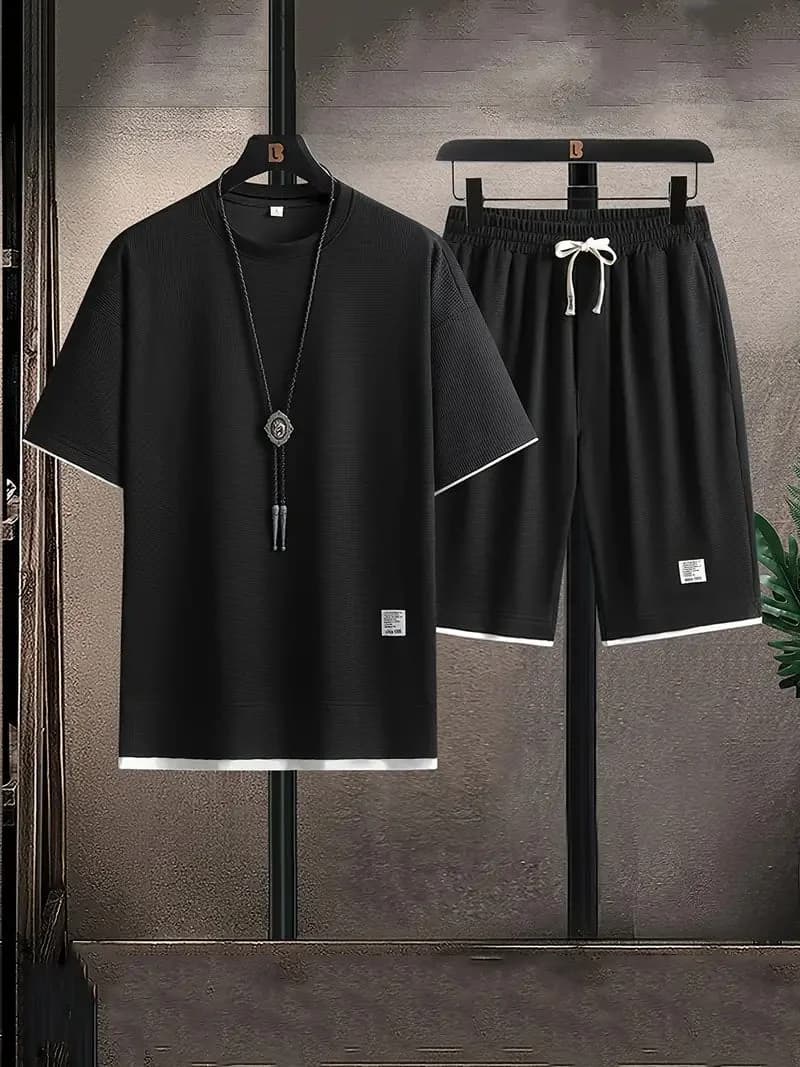 Black Casual Outfit — Minimalist Product Display