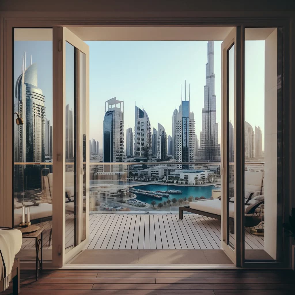 Luxury City View — Balcony Perspective