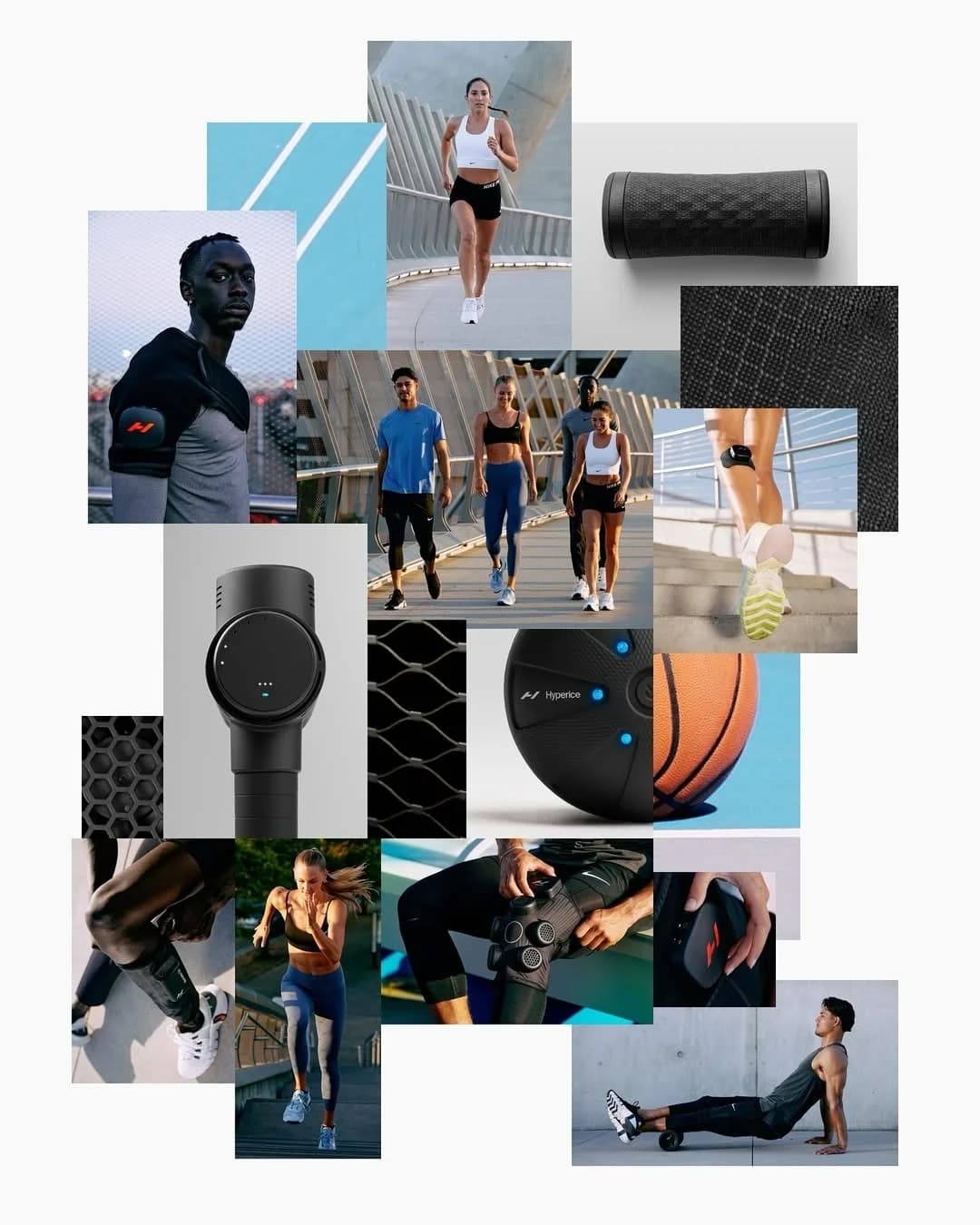 Hyperice Active Lifestyle Product Collage