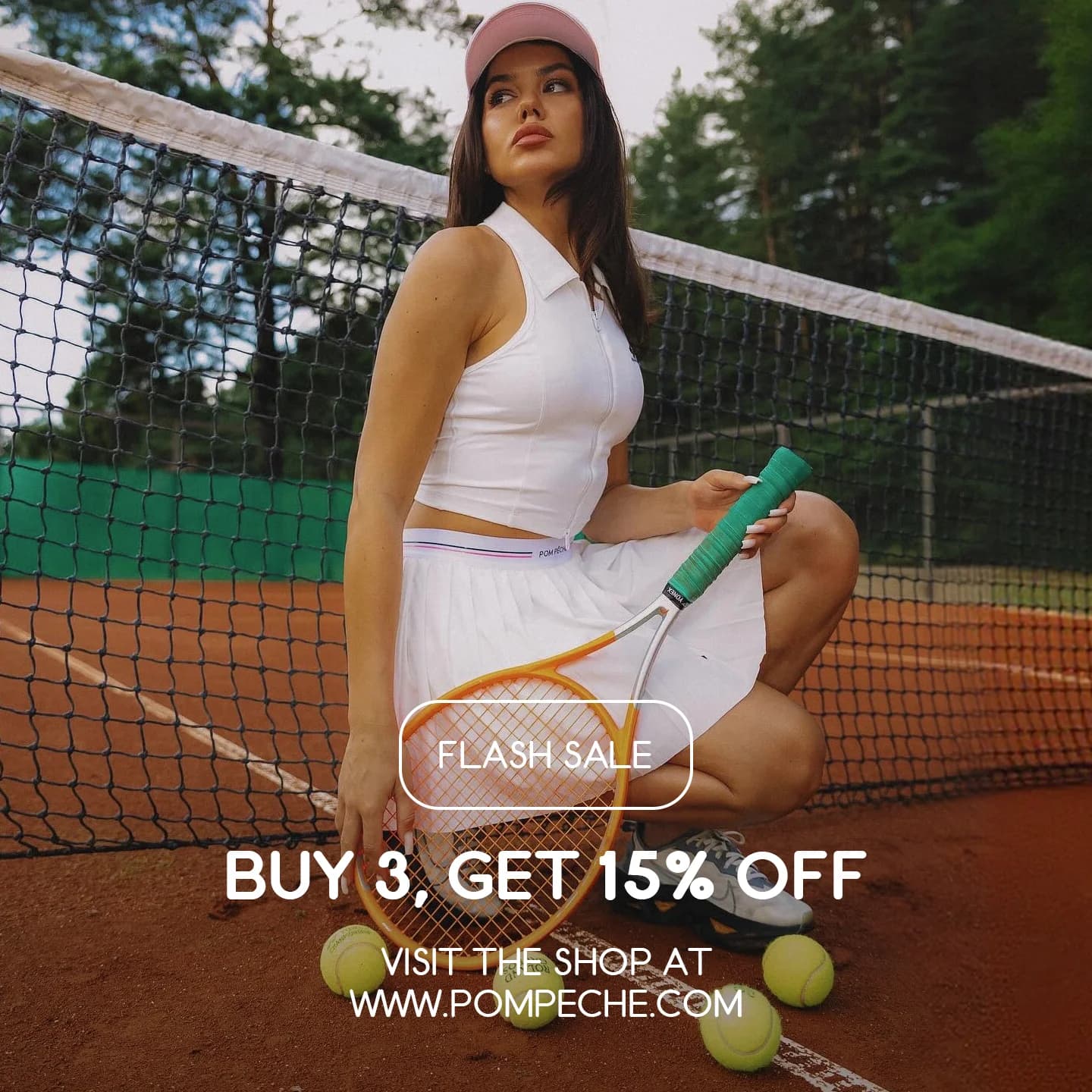 Pompeche Tennis Wear — Lifestyle Sale Shot