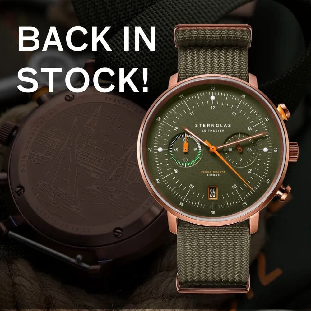 Sternglas Chrono — Back in Stock Hero Shot