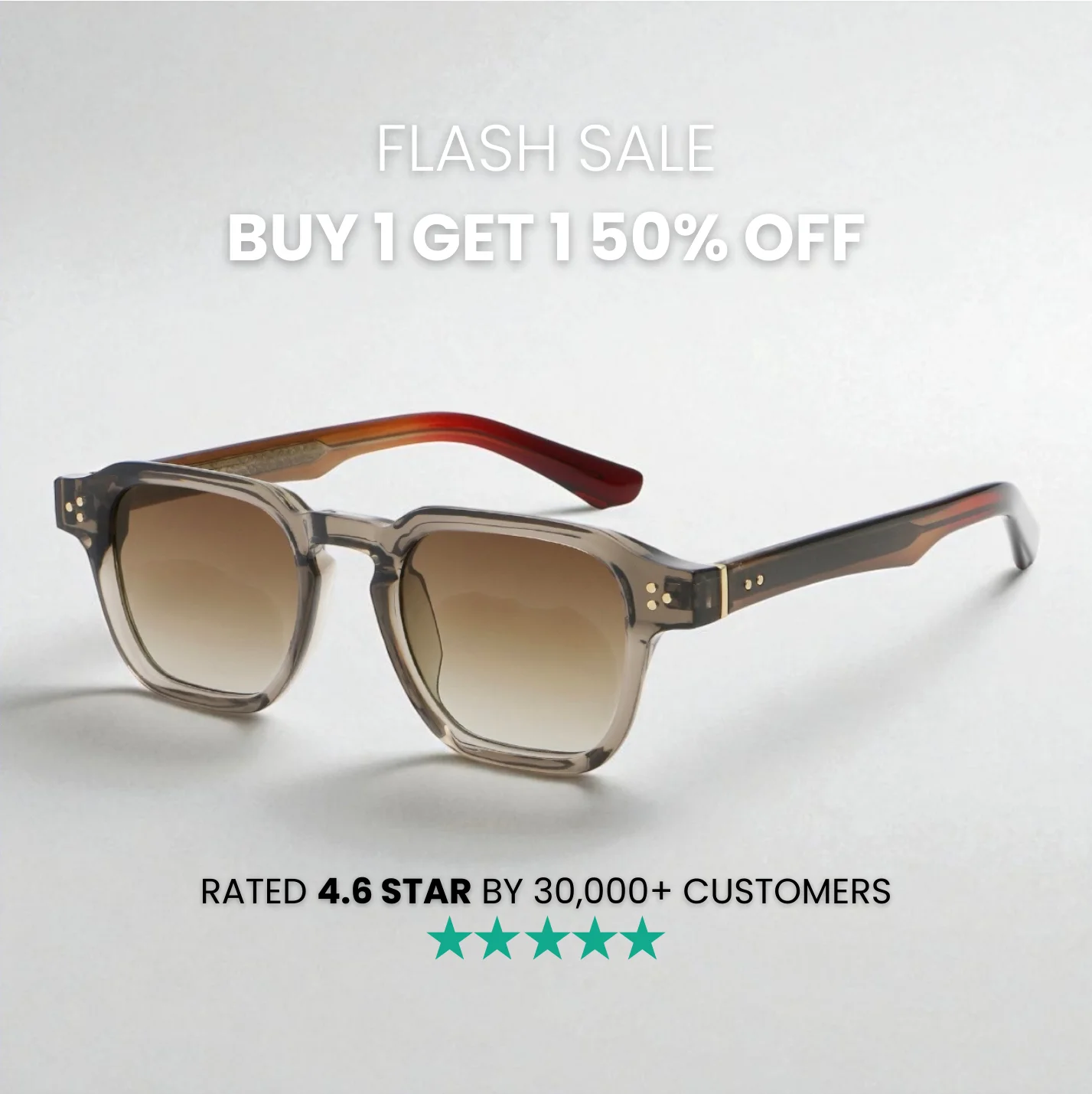 Sunglasses Flash Sale — Product on Background