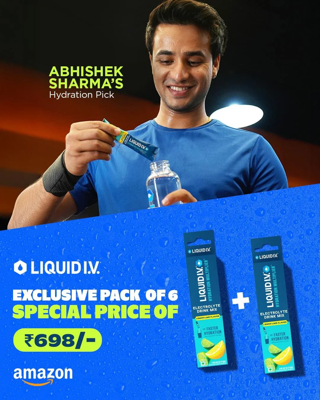 Liquid I.V. — Celebrity Endorsement Split Screen