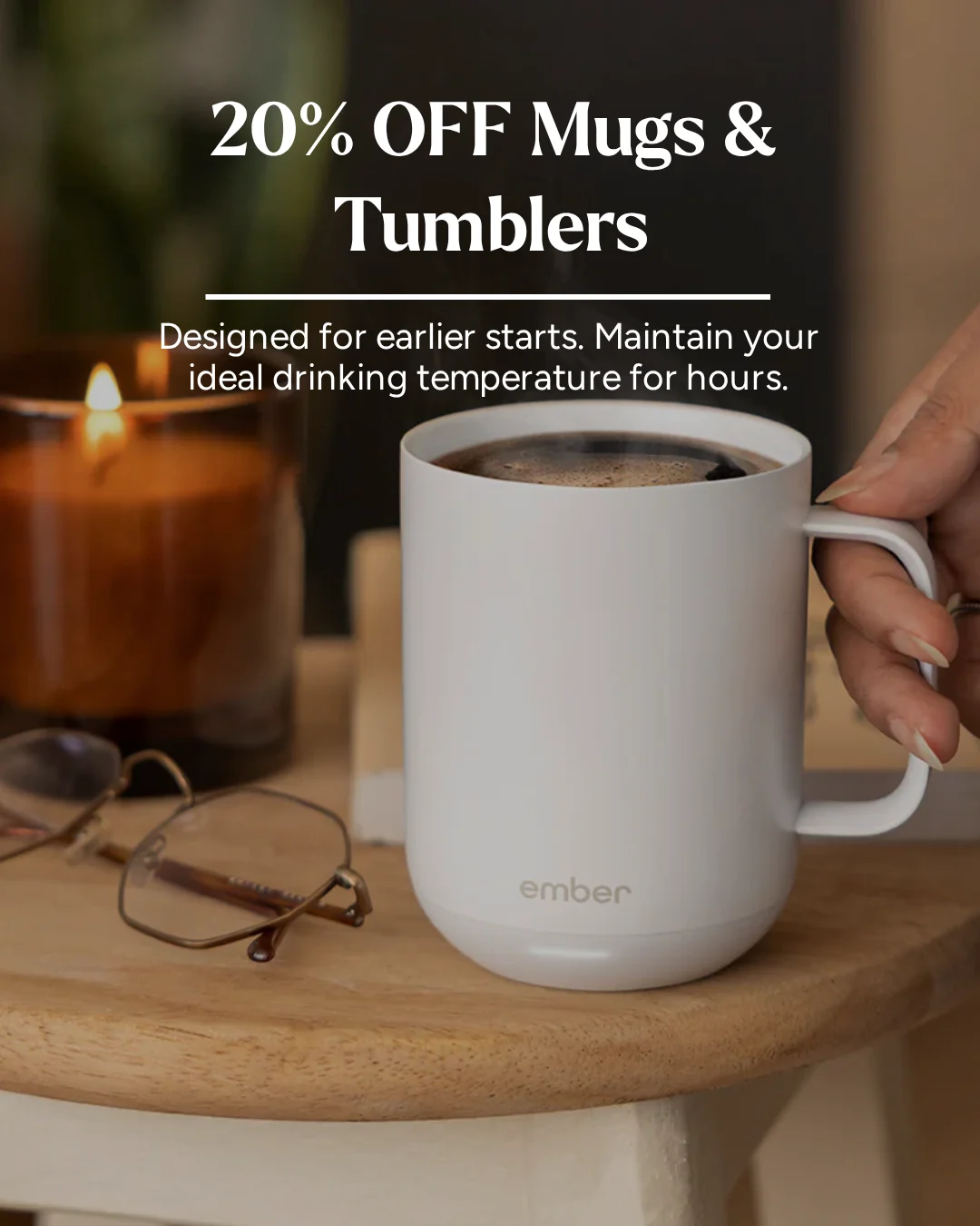 Ember Smart Mug — Cozy Lifestyle Sale