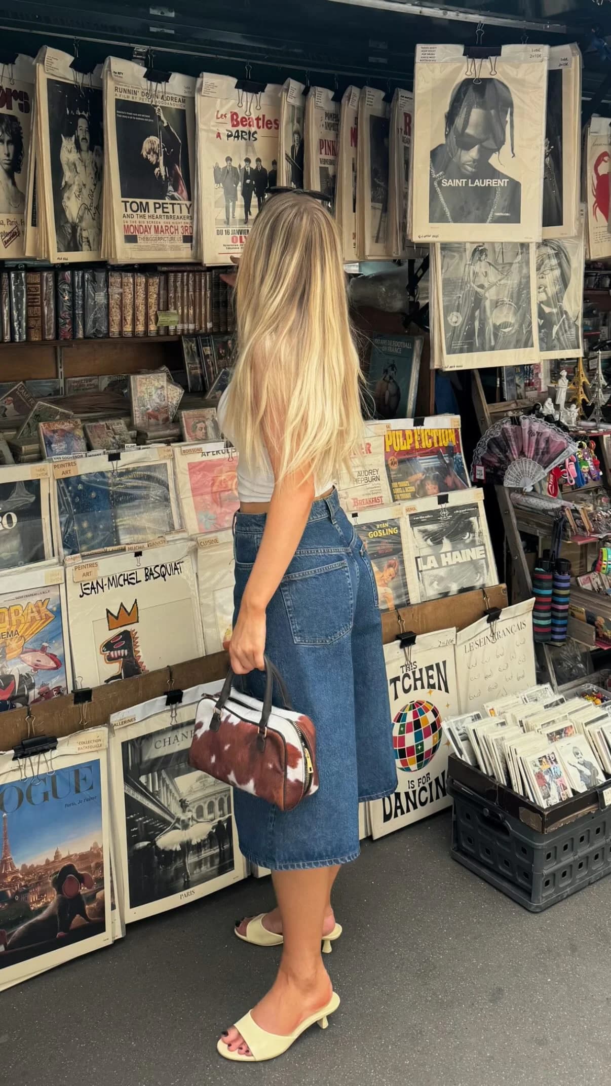 Woman Exploring Market — Candid Lifestyle Shot