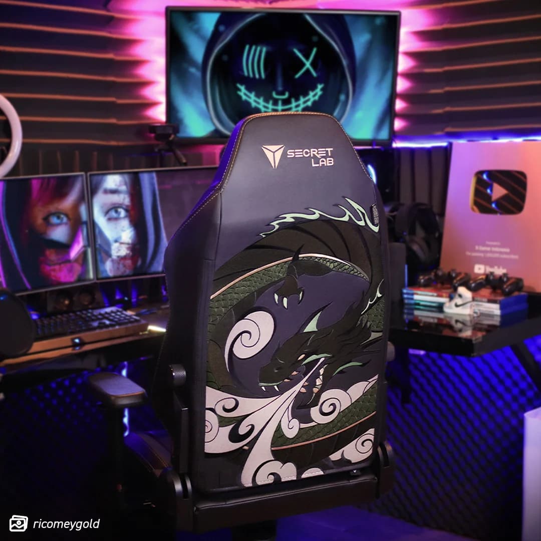 Secretlab Gaming Chair — Immersive Setup Shot