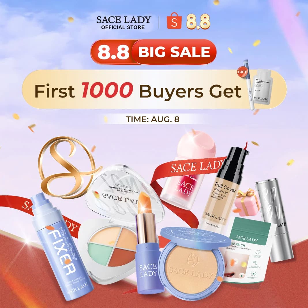 SACE LADY 8.8 Sale — Product Explosion Collage