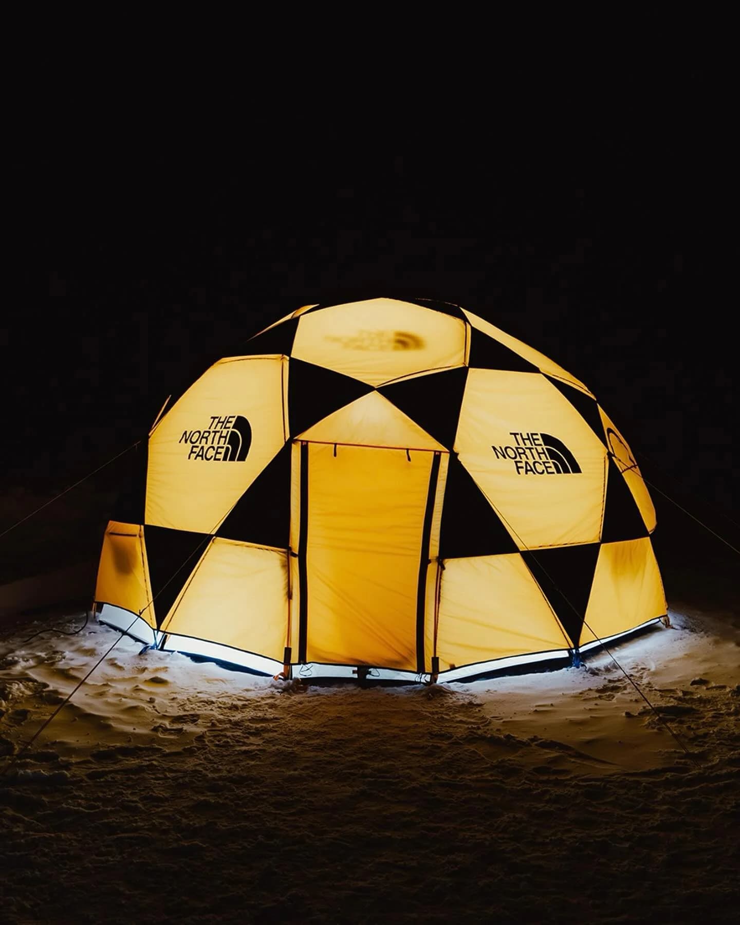 The North Face Geodesic Dome — Night Hero Shot