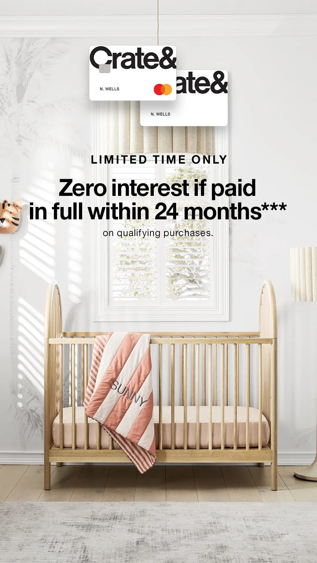 Crate&Barrel Credit Card — Nursery Lifestyle