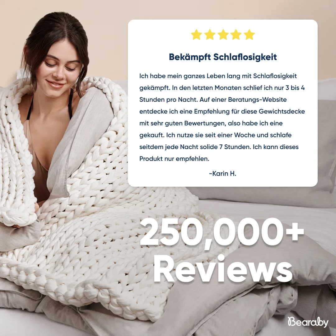 Bearaby Weighted Blanket — Lifestyle Testimonial