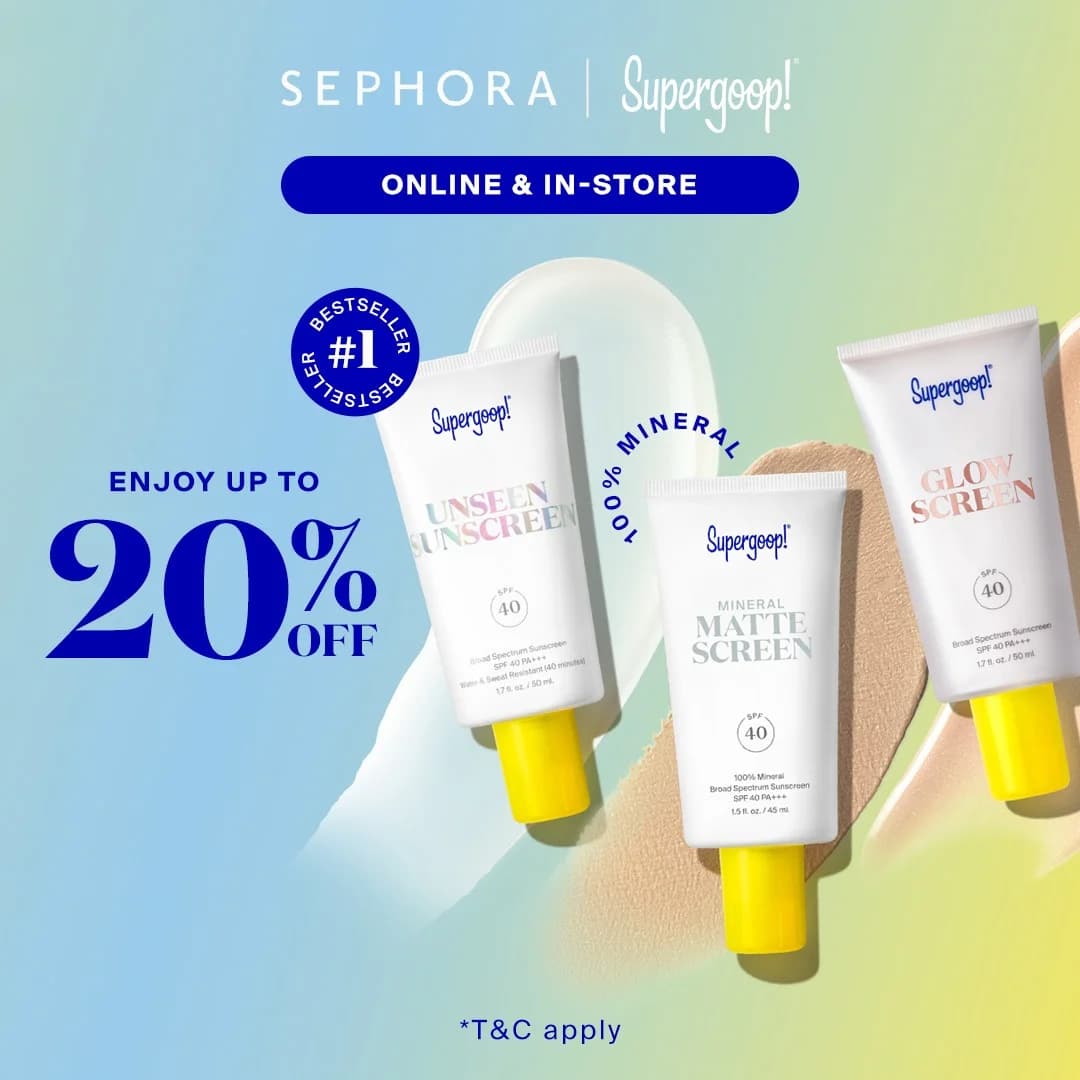 Sephora Supergoop! Sunscreen — Vibrant Product Showcase
