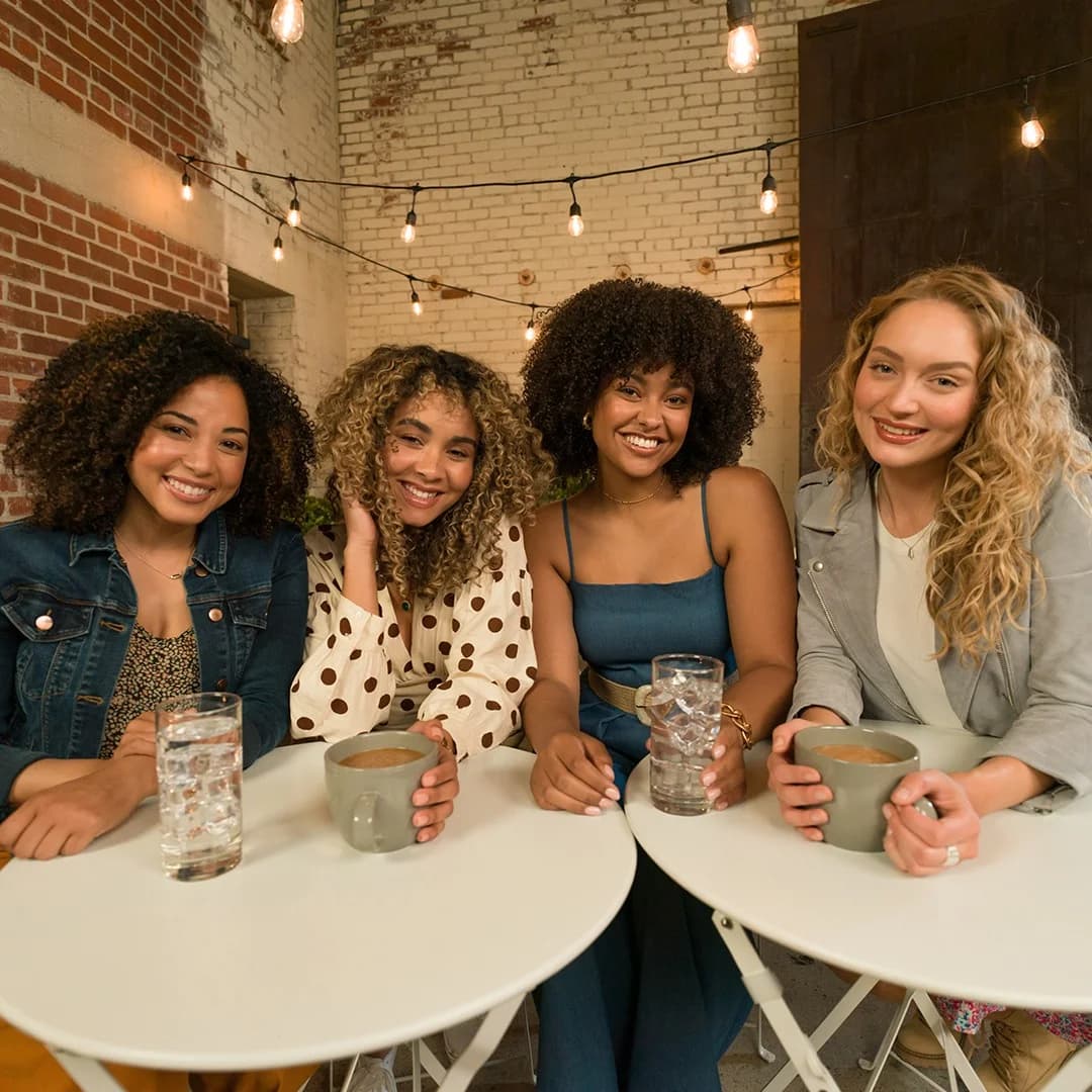 Diverse Women Friends — Lifestyle Group Shot