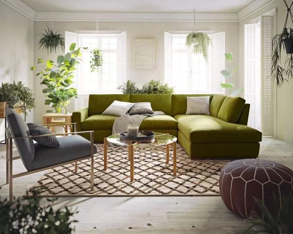 Modern Living Room — Lush Lifestyle Scene