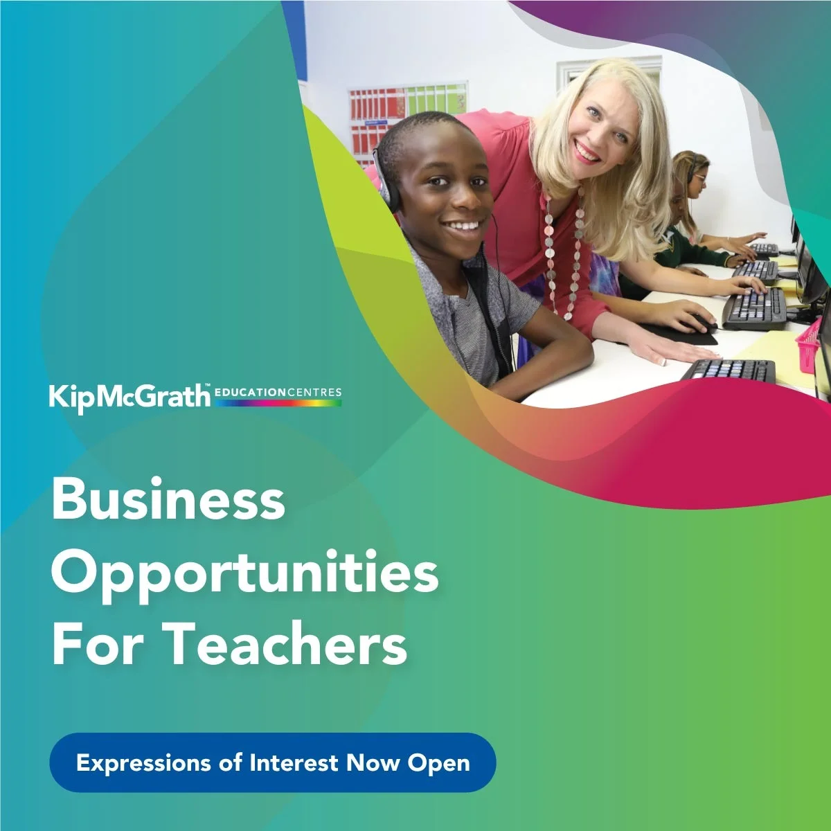 Kip McGrath — Dynamic Split-Screen Opportunity Ad