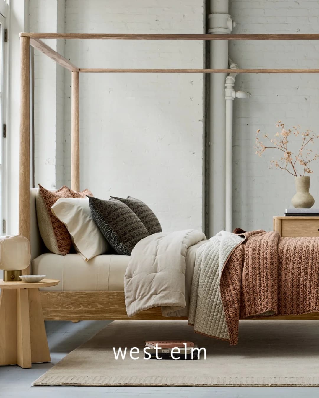 West Elm Bedroom — Cozy Lifestyle Shot
