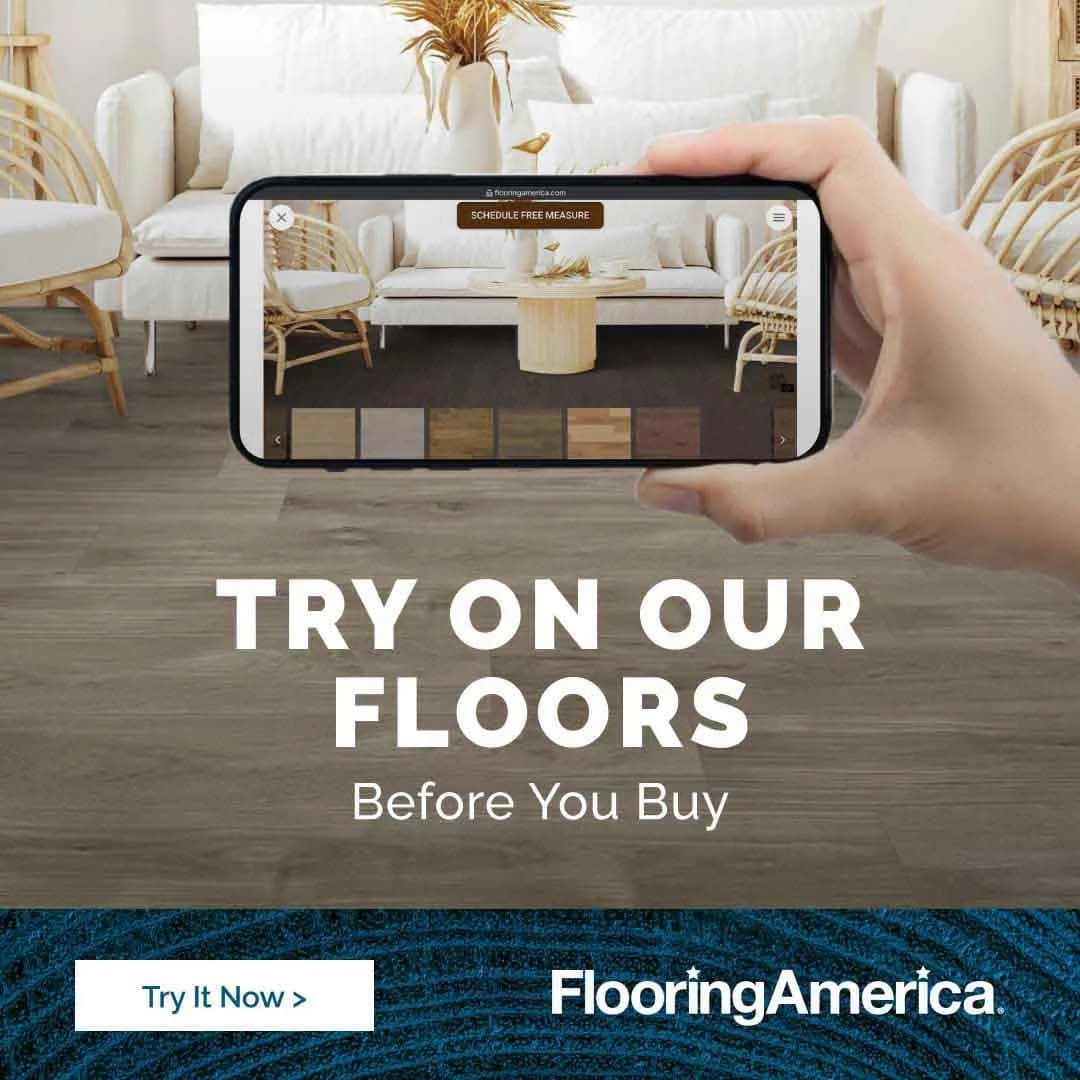 FlooringAmerica — AR Visualizer In-Use Mockup