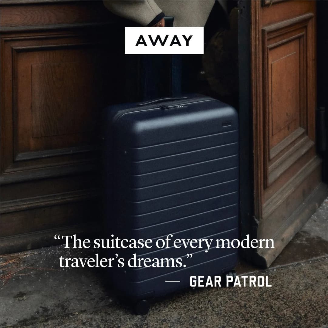 AWAY Luggage — Testimonial Lifestyle Shot