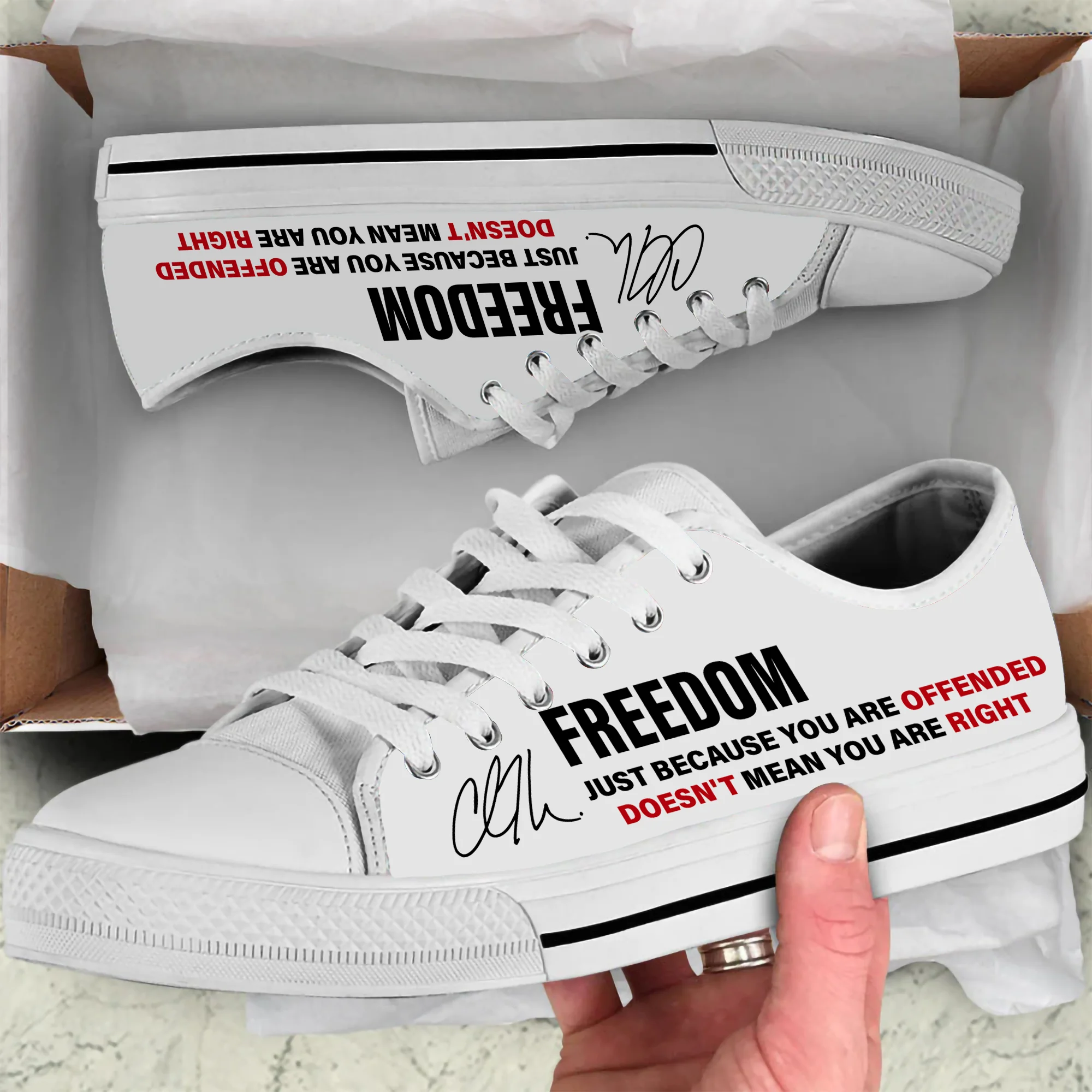 Custom Sneakers — Boxed Product Display
