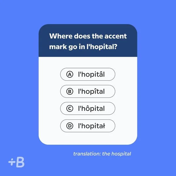 +B French Quiz — Engaging UI Mockup