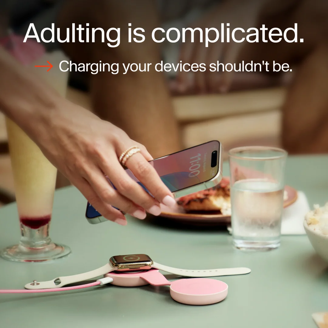 Wireless Charger — Lifestyle Product In-Use