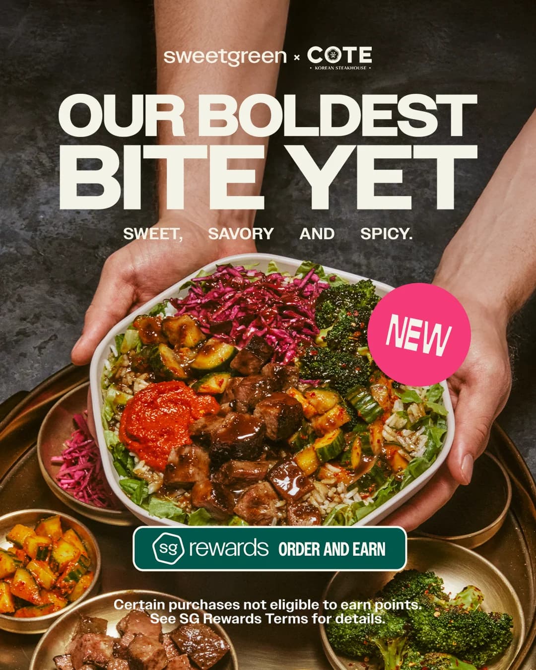 sweetgreen x COTE — Vibrant In-Use Food Shot