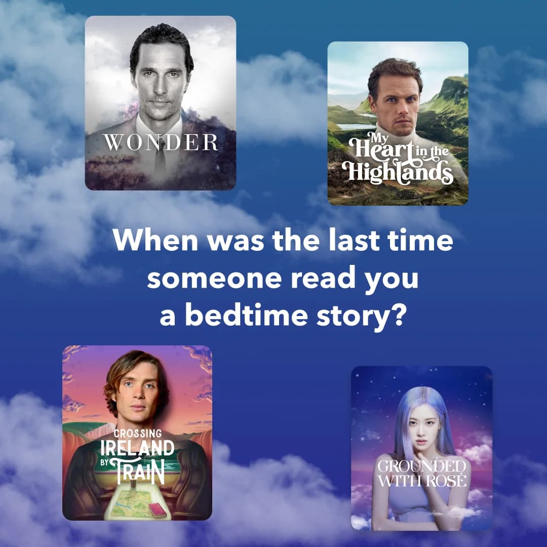 Bedtime Stories — Celebrity Content Grid