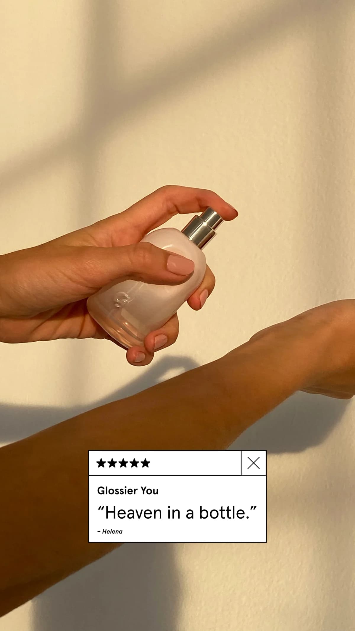 Glossier You — In-Use Testimonial Shot