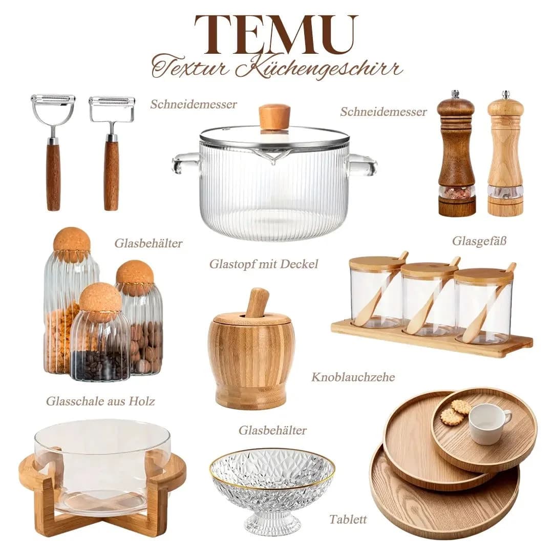 TEMU Kitchenware — Grid Product Showcase