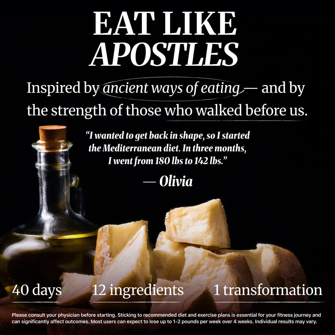 Ancient Diet Program — Testimonial & Food Shot