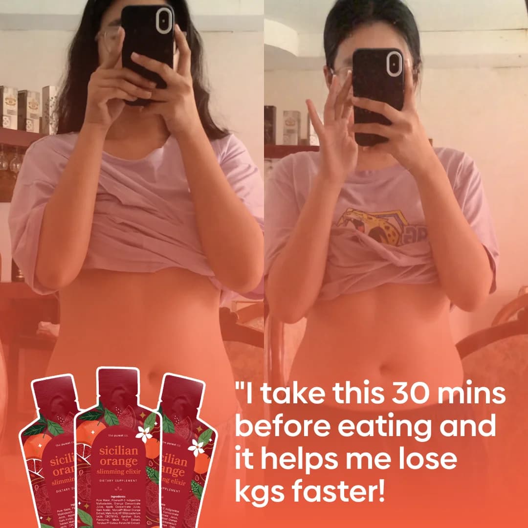 The Purest Co. Sicilian Orange — Before/After Testimonial