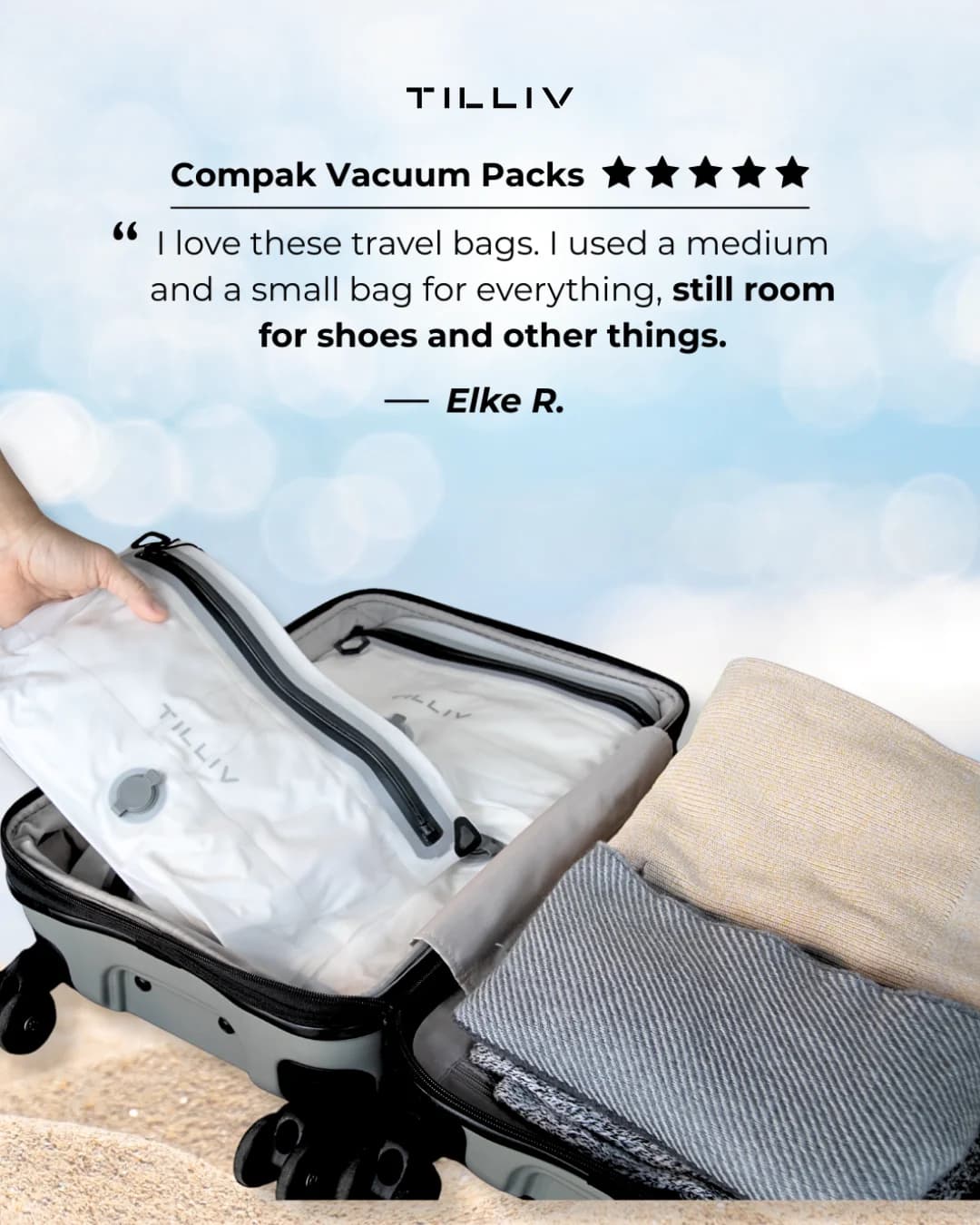 TILLIV Compak Vacuum Packs — Testimonial & In-Use