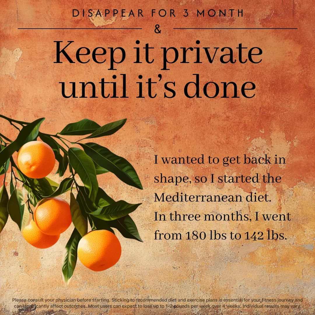 Mediterranean Diet — Rustic Testimonial Layout