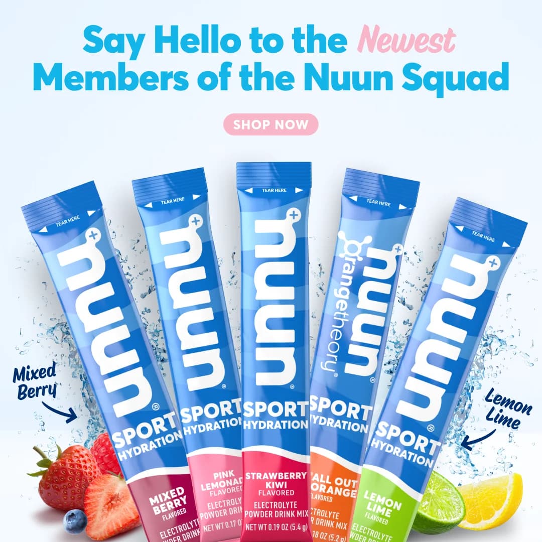 Nuun Sport Hydration — Product Lineup Splash