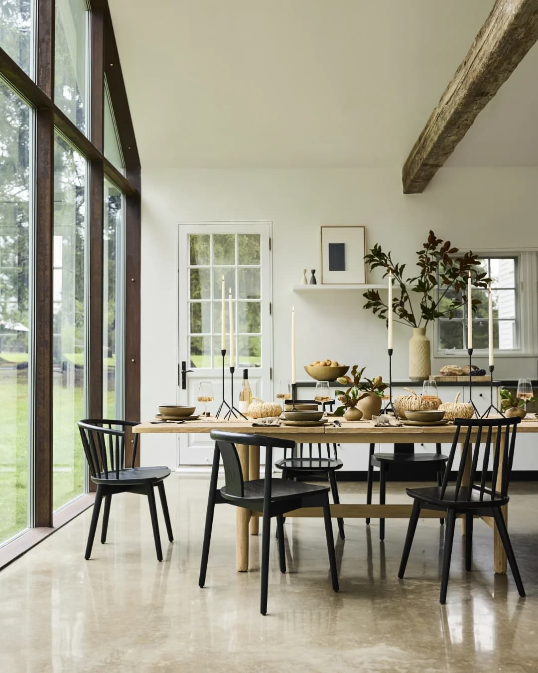 Modern Dining Room — Minimalist Lifestyle Shot