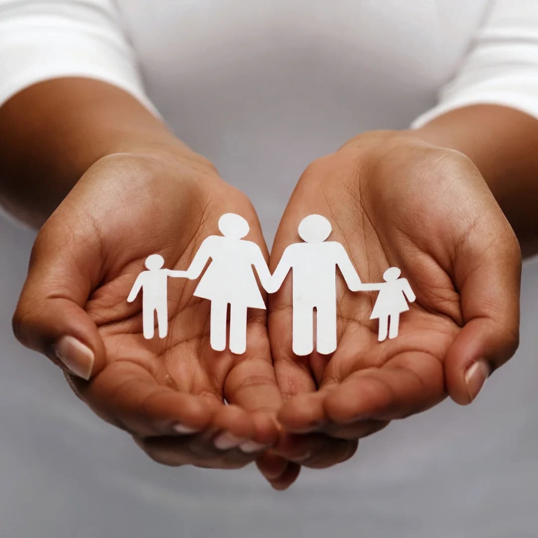 Family Protection — Cupped Hands Hero Shot