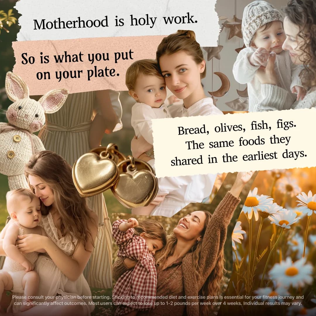 Motherhood & Nutrition — Nostalgic Collage