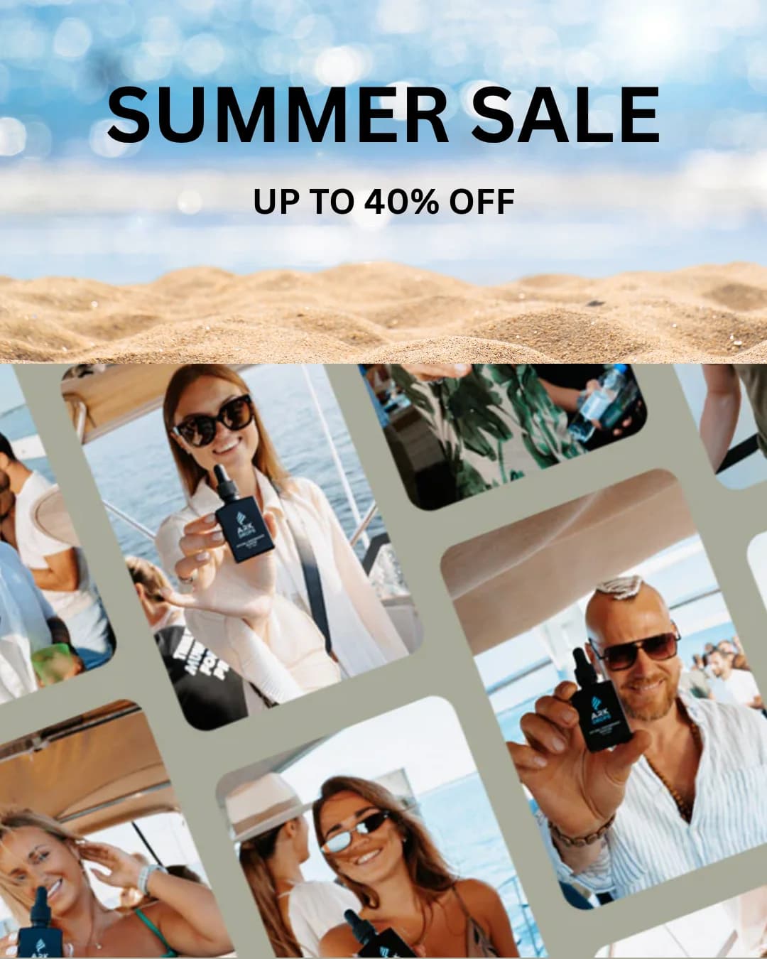 ARK DROPS Summer Sale — Lifestyle Collage