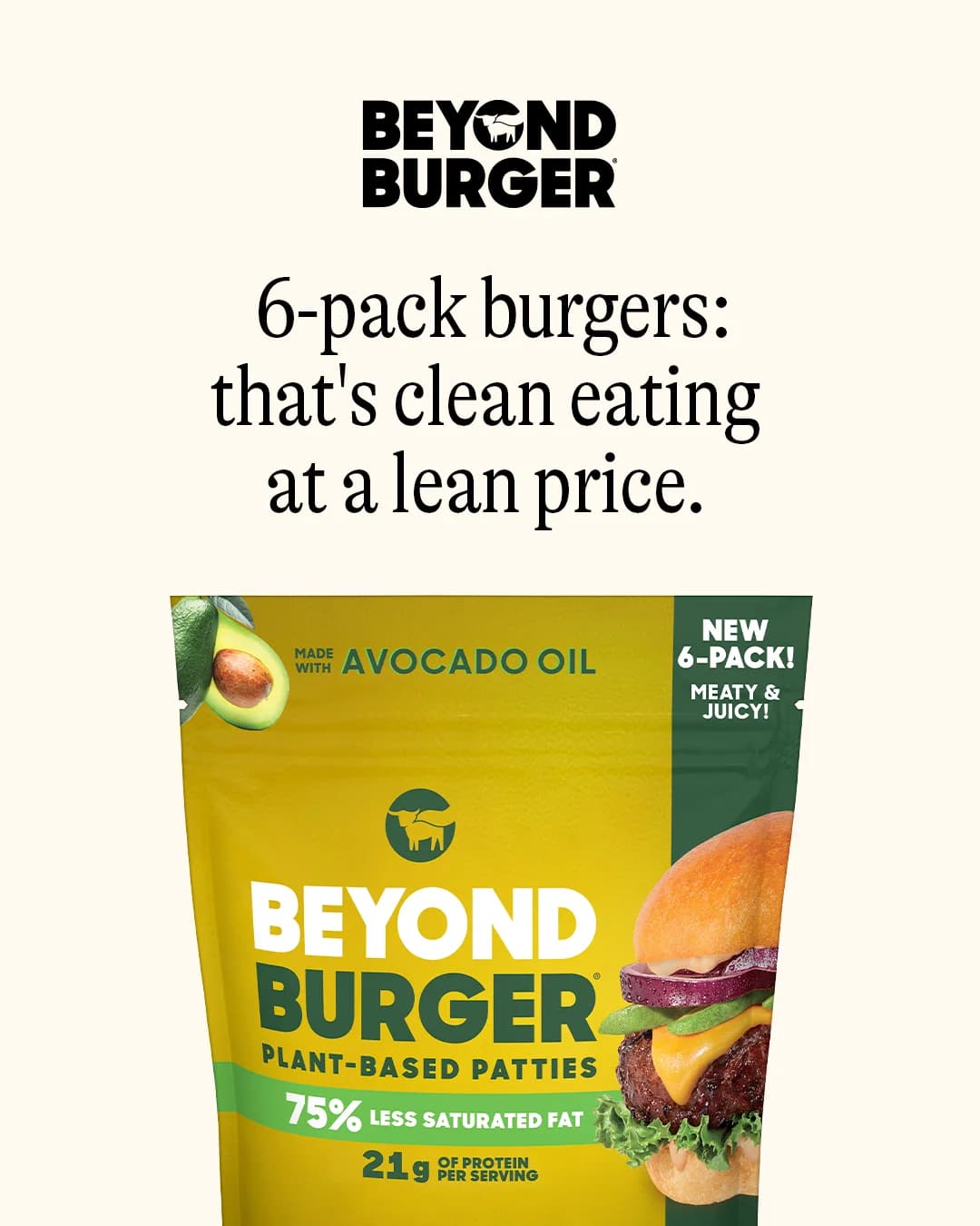 Beyond Burger — Product Pack with Headline