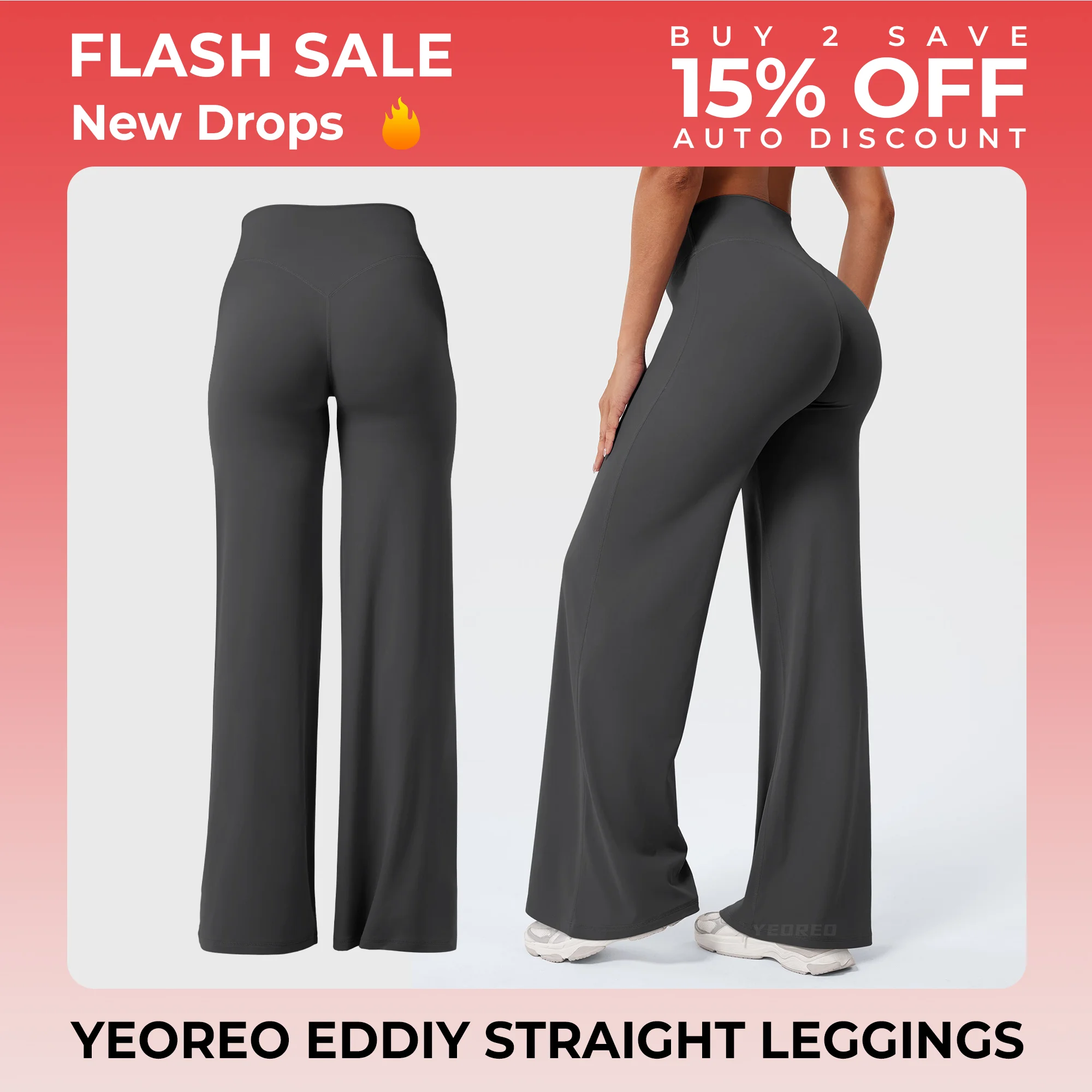 YEOREO Eddy Leggings — Product & Model Split