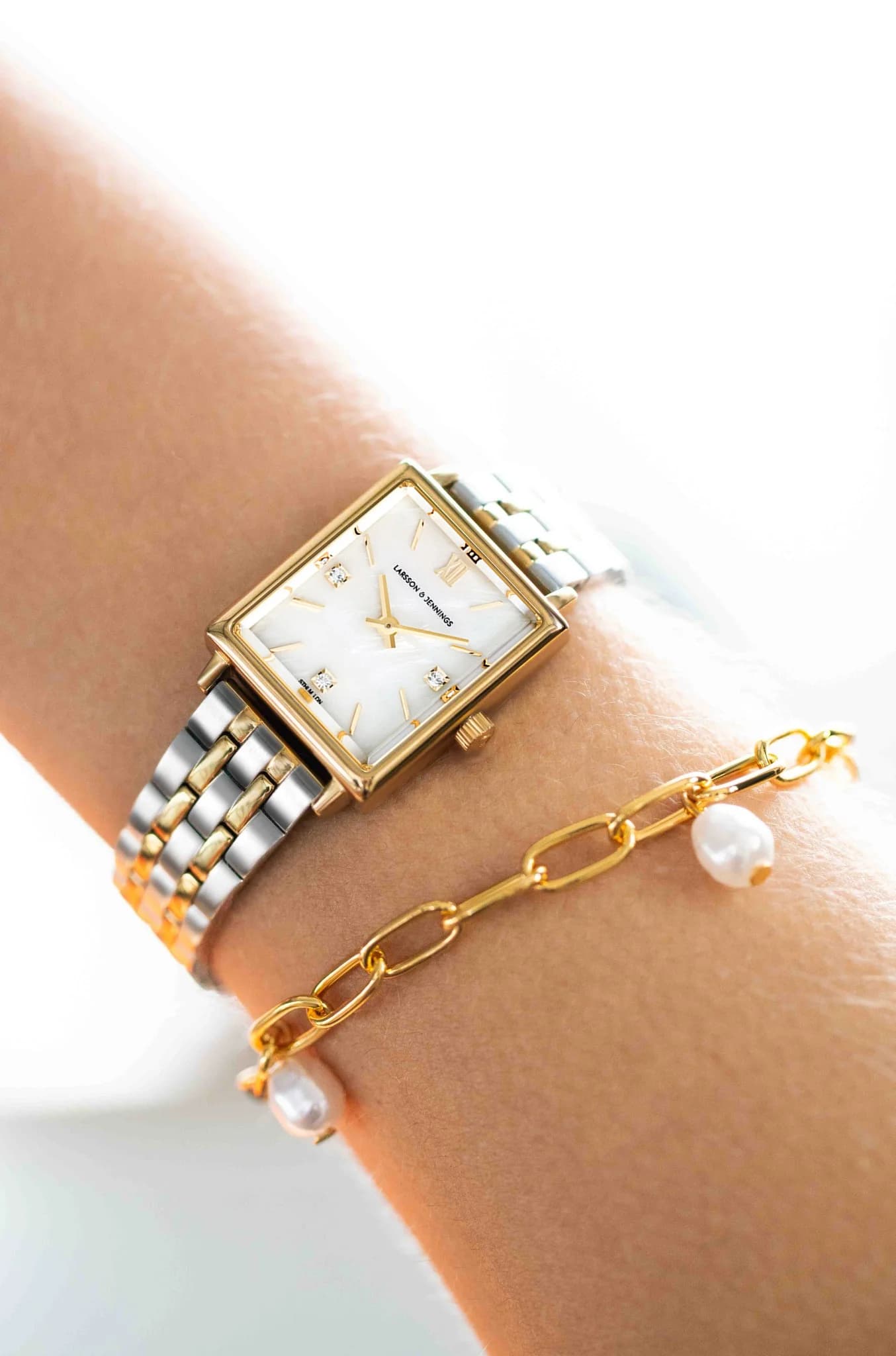Larsson & Jennings Watch & Bracelet — Lifestyle Shot